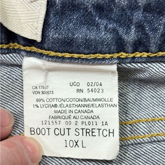 GAP | Women’s Bootcut Stretch Dark Denim Blue Jeans Size 10XL - Picture 11 of 12